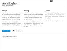 Tablet Screenshot of amalraghav.com